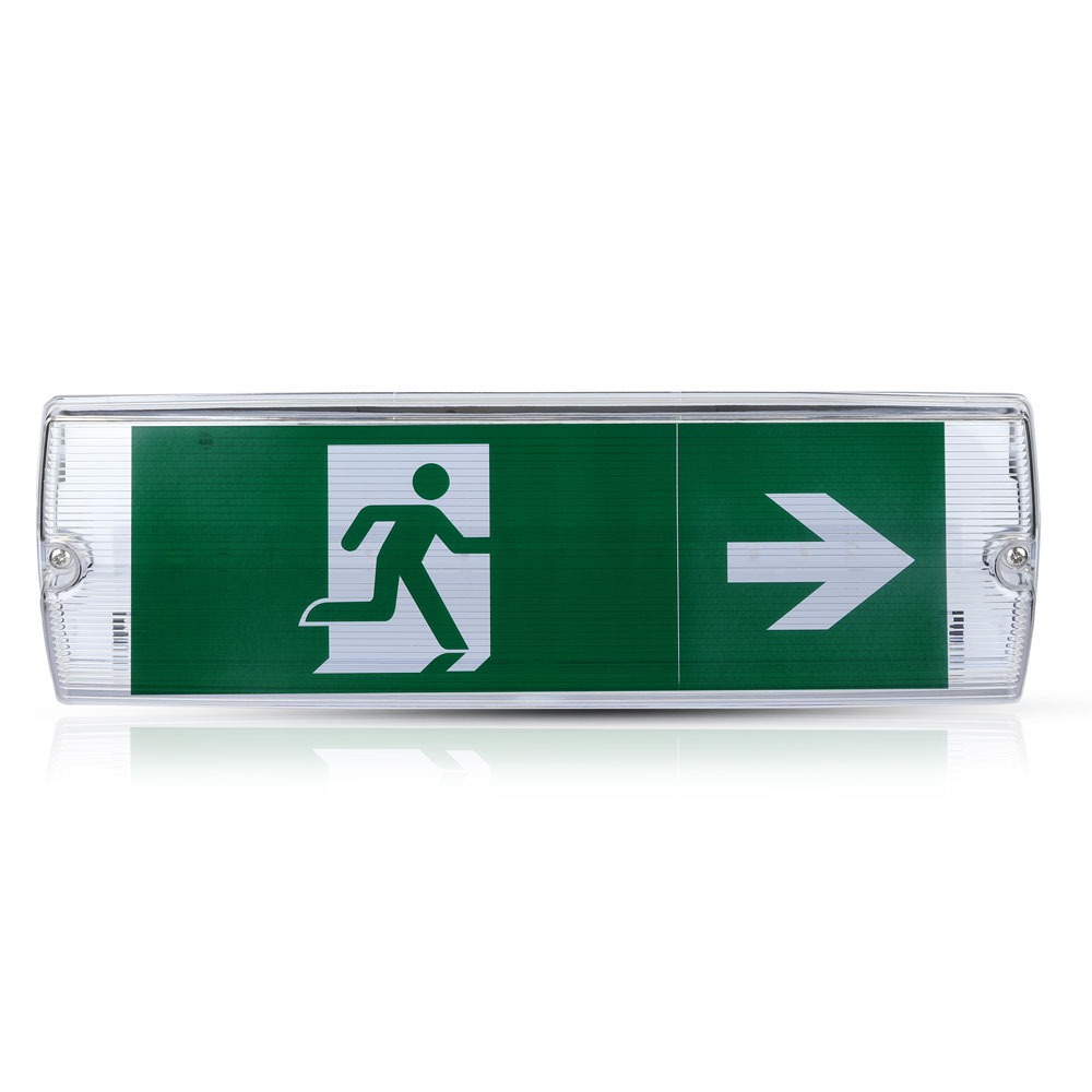 VT-523-S 3W EMERGENCY EXIT LIGHT WITH SAMSUNG LED 6000K