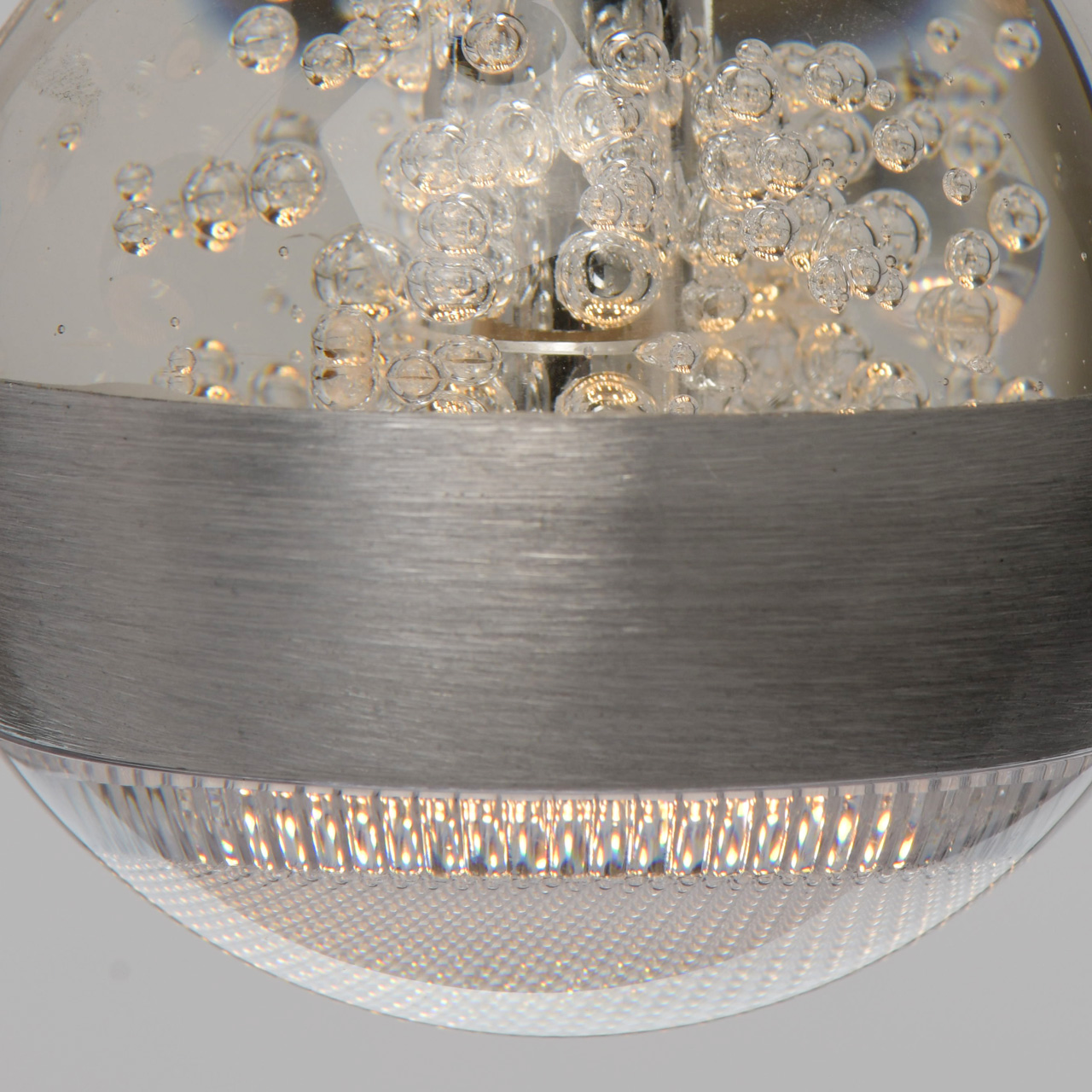 Aluminum/Metall satiniert/Glas Acryl 6W LED 3000K 550 lm