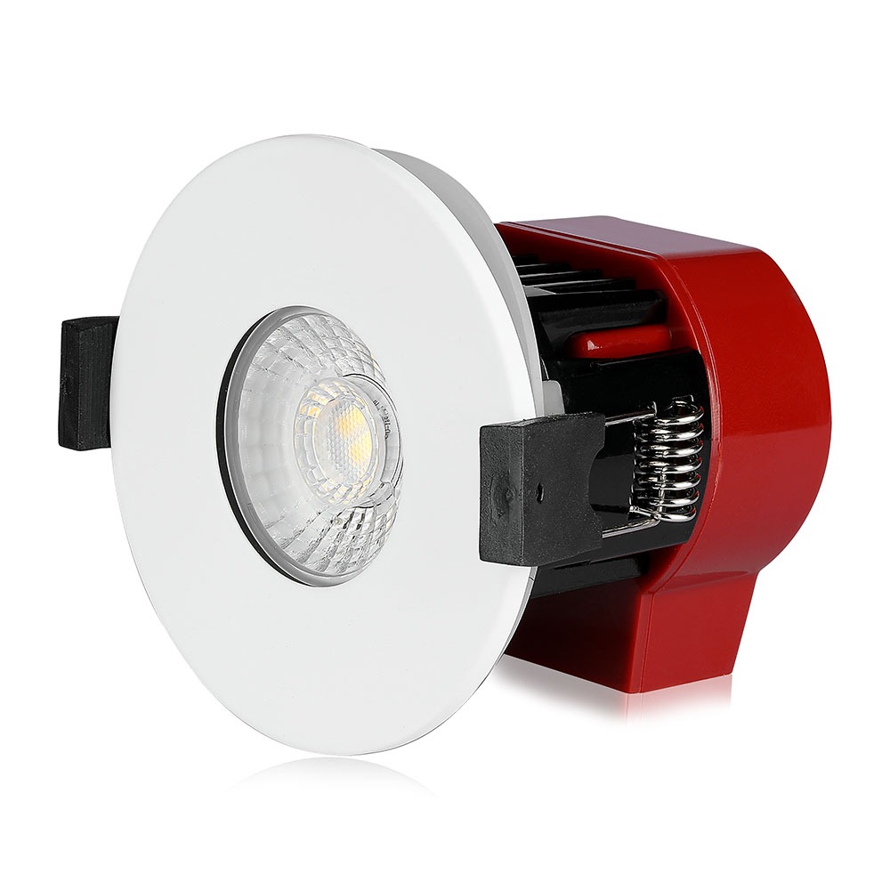 VT-18D 8W LED FIRED RATED DOWNLIGHT SAMSUNG CHIP CCT:3 IN 1 DIMMABLE