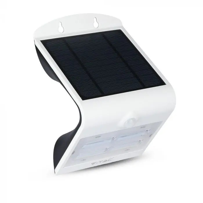 LED Solar Wandleuchte VT-768 3 Watt  4000 k+3000k, Aluminium Druckguss + PC  mit Bewegungsmelder PIR_Sensor