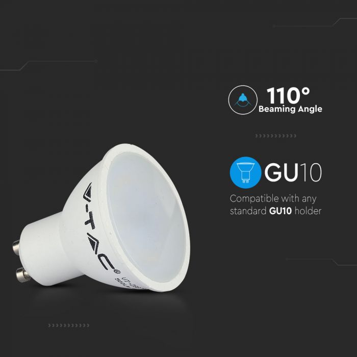 LED Leuchtmittel/Spot GU 10, 5 Watt Kunststoff 3000K EEK: A+ K
