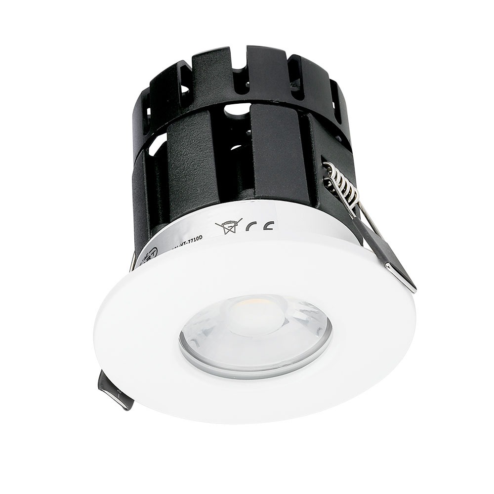 VT-7710D 10W SMART FIRE RATED DOWNLIGHT CCT(3IN1) IP65, DIMMABLE VIA APP